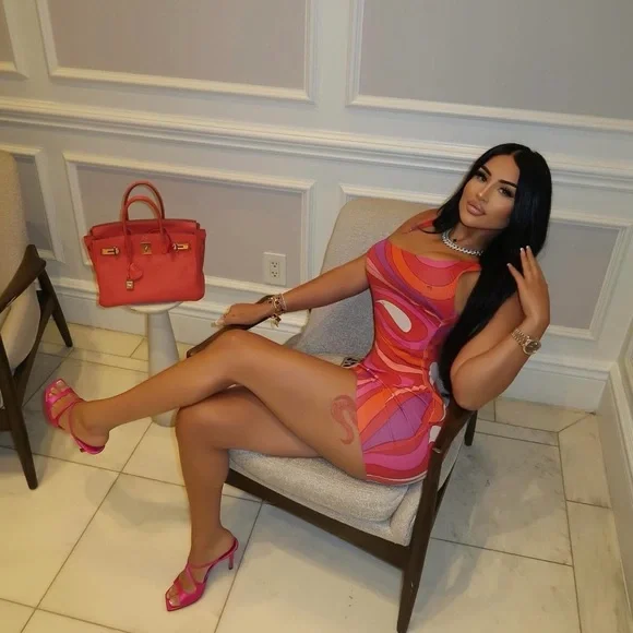 Emilio Pucci Vibrant Pink and Orange Mini Dress Emilio Pucci Vibrant Pink and Orange Mini Dress